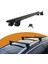 Fiat Panda MK4 (2012-2024) Entegre Tavan Çıtalı Modeller için Araç Üstü Portbagaj Taşıyıcı / Kilitlenebilir Tavan Barları 2li Set Siyah 4
