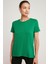 Tatum Kadın Pamuk Süprem Yuvarlak Yaka Comfort Fit Yeşil T-Shirt 3