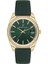 DK.1.13597-4 Deri Kordon Taşlı Tasarım Yeşil Kadın Kol Saati 1