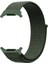 Samsung Galaxy Watch Ultra 47MM Kordon Cırtcırt Kumaş Ayarlanabilir Koyu Yeşil 1