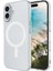 Apple iPhone 16 Plus Kılıf Magsafeli Tek Kamera Çerçeveli Porto Şeffaf + Ekran Koruyucu 2