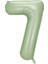 7 Rakam Yeşil Folyo Balon 40 Inç 100 cm 1