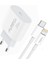 20W Pd Typec Iphone Kablolu Şarj Cihazı EVR-013-I 2