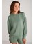 Maısıe Kadın Yuvarlak Yaka Mint Yeşil Sweatshirt 5