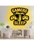 Siyah Gamer Never Sleep Ledli Duvar Süsü Mdf Tablo Duvar Aksesuarı Ahşap Tablo Mdf 1