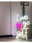 Tek Ebat Neon LED Işıklı Love Your Self Yazısı Çok Renkli 1