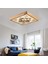 60x60 Cm Ahşap Çerçeve Avize Led Aydınlatma 1