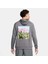 Dri Fit Hoodie Pullover Erkek Gri Kapüşonlu Spor Sweatshirt FN3285 2