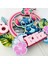 Cake Topper Stitch Temalı Kız Çocuk Doğum Günü Isme Özel 3 Boyutlu Pasta Parti Süsü - Stitch Cake Topper 4