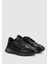 Siyah Deri Erkek Sneaker 2