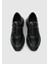 Siyah Deri Erkek Sneaker 5