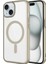 Techno Guru iPhone 15 Plus Kılıf Wireless Şarj Özellikli Sert Pc Zore Mat Riksos Magsafe Kapak 1