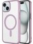Techno Guru iPhone 15 Plus Kılıf Wireless Şarj Özellikli Sert Pc Zore Mat Riksos Magsafe Kapak 1