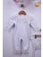 Babyhola %100 Pamuk Kız Bebek Şapkalı Eldivenli Güpürlü Bayramlık Şık Tulum 3658 2