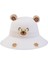 Arıcı Store Patili Ayıcık Modelli Beyaz Renk 1-4 Yaş Bebek Hasır Şapka 1