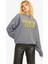 Jxriri Loose Kadın Gri Sweatshirt 12263678-MOCKINGBIRD 1