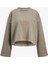 Jxelizabeth Loose Kadın Kahverengi Sweatshirt 12263614-MOREL 4