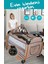 8'in1 Yeni Doğan Set Baby Home 945 Travel Sistem Bebek Arabası ve 600 Oyun Parkı Beşik Park Yatak 26