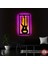 The Eba Design Tablo Marketi Gitar Tablo, Işıklı Duvar Dekor Ahşap, Neon Işık, Ledli Işıklı Tablo, Duvar Süsü 3