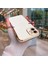 iPhone 11 Uyumlu Kılıf Kamera Korumalı Arkası Renkli Kenarları Parlak Dore Tasarım Kapak 1