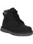 2075 Anatomik Tabanlı Fermuarlı Unisex Çocuk Spor Bot - NKT02075-SIYAH-32 1