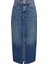 Onlayoe Hw Front Slit Kadın Denim Etek 3