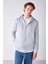 Gerry Erkek Fermuarlı Yan Cepli Kapüşonlu Kordonlu Grimelanj Sweatshirt 1