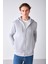 Gerry Erkek Fermuarlı Yan Cepli Kapüşonlu Kordonlu Grimelanj Sweatshirt 3