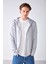 Gerry Erkek Fermuarlı Yan Cepli Kapüşonlu Kordonlu Grimelanj Sweatshirt 5