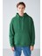 Steve Erkek Yumusaçık Kumaşlı Kapüşonlu Kordonlu Oversize Fit Yeşil Sweatshirt 1