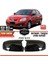 Kia Rio Jb 2006-2012 Uyumlu Batman Yarasa Ayna Kapağı Piano Black Abs Plastik Sağ Sol Takım 1