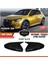 Peugeot 208 2021 Sonrası Uyumlu Batman Yarasa Ayna Kapağı Piano Black Abs Plastik Sağ Sol Takım 1