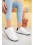 Kadın Günlük Spor Ayakkabı 4 Mevsim Rahat Esnek Sneaker Bağcıklı Günlük Kullanıma Uygun 1