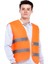 ikaz Yeleği Turuncu Reflektörlü Işçi Yelek Standart 2