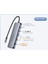 6'nın 1'i M.2 Nvme Ssd Fonksiyonlu CE/FC/ROHS Lisanslı Çoklayıcı Hub 10Gbps Type-C Pd 100W Type-C Usb3.2 Gen2 HDM 1.4 60Hz4K 10