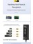 6'nın 1'i M.2 Nvme Ssd Fonksiyonlu CE/FC/ROHS Lisanslı Çoklayıcı Hub 10Gbps Type-C Pd 100W Type-C Usb3.2 Gen2 HDM 1.4 60Hz4K 2