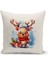 Yılbaşı Serisi Çift Tarafı Dijital Baskılı Kırlent Kılıfı (Christmas Noel Cushion Cover) 1