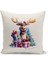 Yılbaşı Serisi Çift Tarafı Dijital Baskılı Kırlent Kılıfı (Christmas Noel Cushion Cover) 1