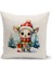 Yılbaşı Serisi Çift Tarafı Dijital Baskılı Kırlent Kılıfı (Christmas Noel Cushion Cover) 1