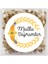 Mutlu Bayramlar 4 cm Opak Yapışkanlı Sticker 24 Adet ( Suya Dayanıklı ) 1