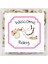 4,5 cm Welcome Baby Temalı 15 Adet Etiket Model-7 1