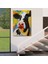 Modern Sanat Inek Portresi Dekoratif Kanvas Duvar TABLO-5936 4