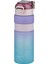 Vagonlife 800ML Çift Renk Kaydırmaz Silikon Gövde Motivasyon Su Matarası VGN2228 1