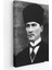 Atatürk Portre Tablosu Mustafa Kemal Atatürk Dikdörtgen Dekoratif Kanvas Tablo-Cj-60 2