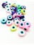90 Adet 10 mm Polimer Kil Fimo Boncuk Takı Bileklik + 5 Metre Misina - Smile - Kalp - Nazar 4