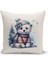 Yılbaşı Serisi Çift Tarafı Dijital Baskılı Kırlent Kılıfı (Christmas Noel Cushion Cover) 1