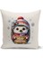 Yılbaşı Serisi Çift Tarafı Dijital Baskılı Kırlent Kılıfı (Christmas Noel Cushion Cover) 1