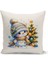 Yılbaşı Serisi Çift Tarafı Dijital Baskılı Kırlent Kılıfı (Christmas Noel Cushion Cover) 1