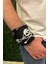 Siyah Renk Kurukafa Figürlü Bandana 1