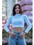 Kadın Balıkcı Yaka Uzun Kollu Crop 3